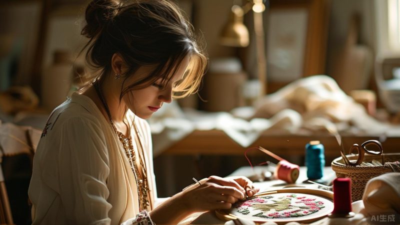 10步掌握欧式刺绣技艺!开启创作之旅-手工制作-教程与素材社区-探索手工艺术!
