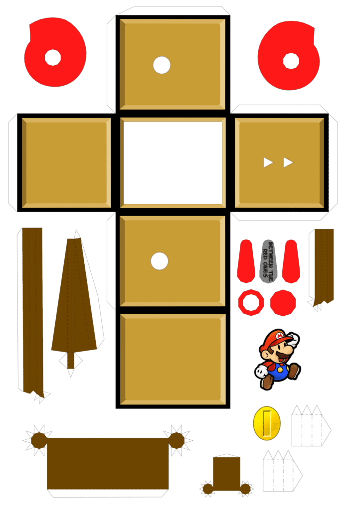 动漫游戏角色纸模型图纸全球热门95款合集,即刻开启你的创意之旅! 5 动漫游戏角色纸模型