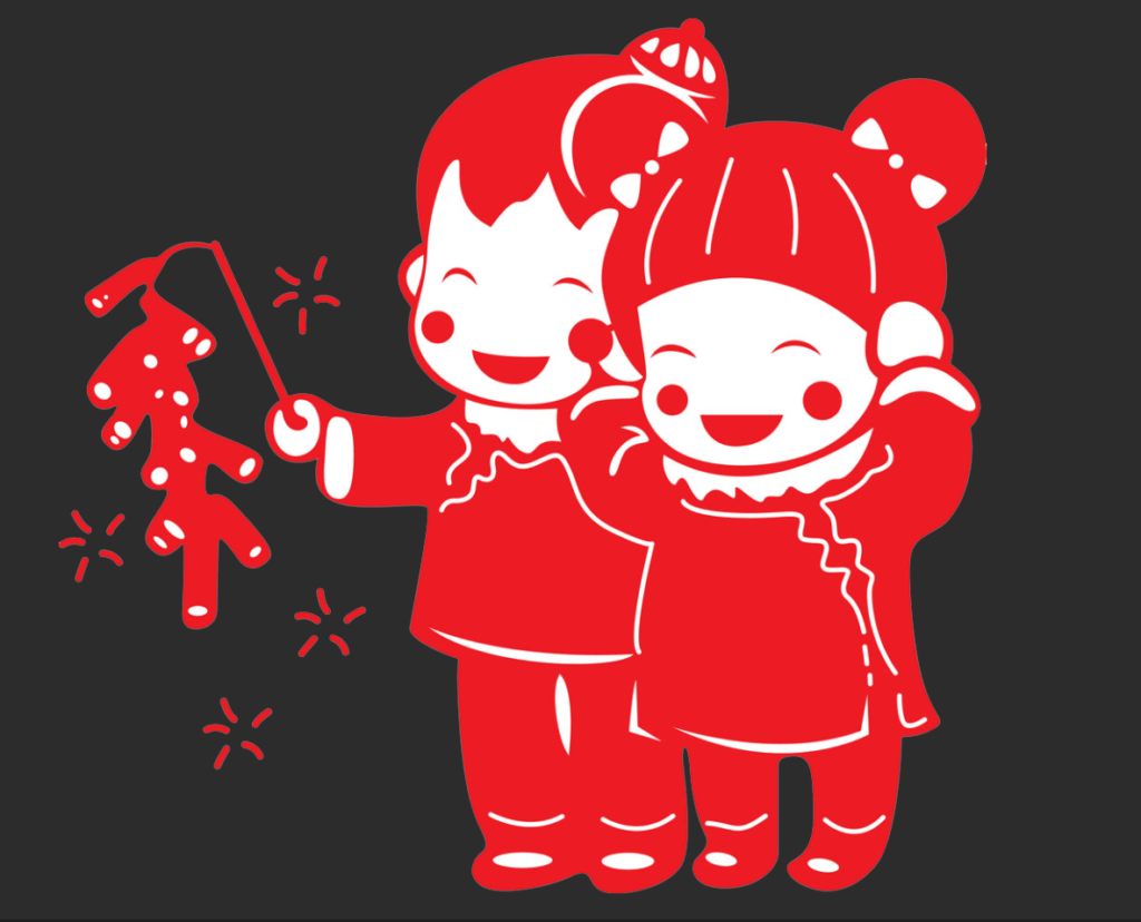 剪纸模板素材人物