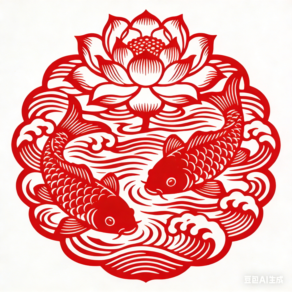 图片[23]-春节窗花剪纸教程大全_零基础学剪纸_30 种精美窗花图案