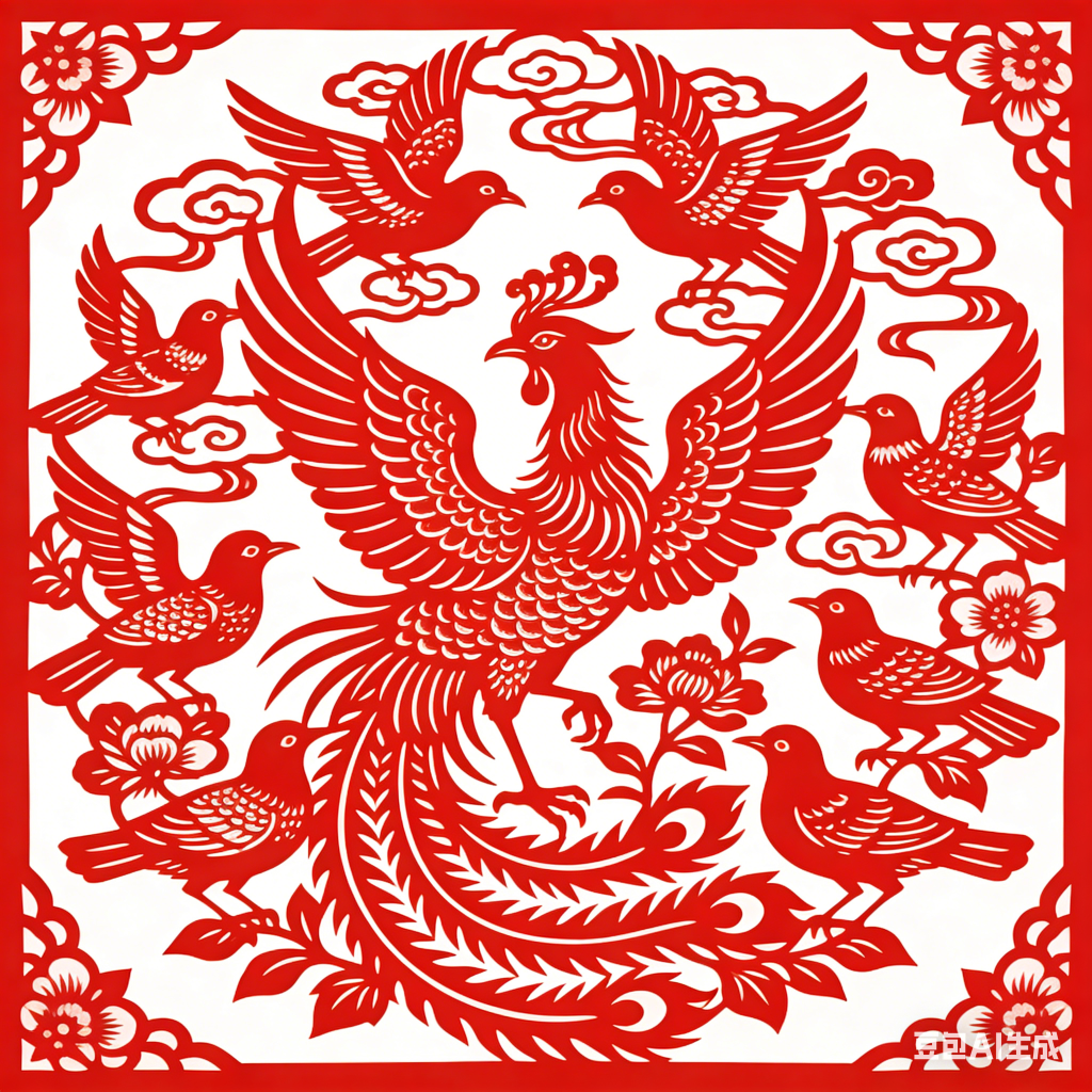 图片[27]-春节窗花剪纸教程大全_零基础学剪纸_30 种精美窗花图案